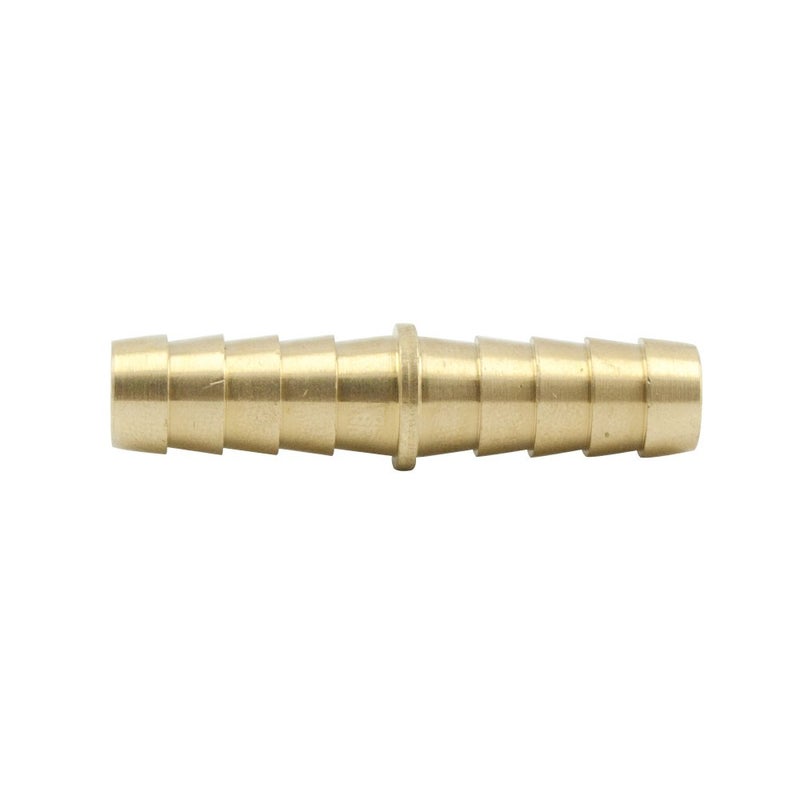 Legines 2pcs Barb Union 3/8" Barbed x 3/8" Barbed Splicer Brass Hose Fitting Mender Joiner - Image 3